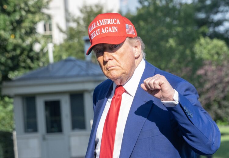 Donald Trump en la Casa Blanca, 21 de junio de 2025. Foto: EFE/EPA/RON SACHS / POOL.