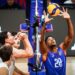 Choque entre Cuba y Estados Unidos en la Liga de Naciones de Voleibol, ganado por los estadounidenses 3-1. Foto: FIVB.
