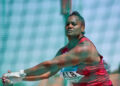 Yipsi Moreno compite con Albania en el Europeo por Naciones celebrado en Eslovenia en junio de 2025. Foto: European Athletics.