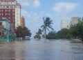 Penetraciones del mar en G. Foto: Canal Habana (Facebook).