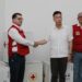 La Cruz Roja de China entrega a su homóloga en Cuba un donativo de mil kits de ayuda ante emergencias. Foto: Agencia Cubana de Noticias (ACN).