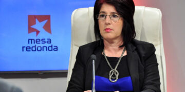 La ministra de Trabajo y Seguridad Social, Marta Elena Feitó. Foto: Cubadebate.