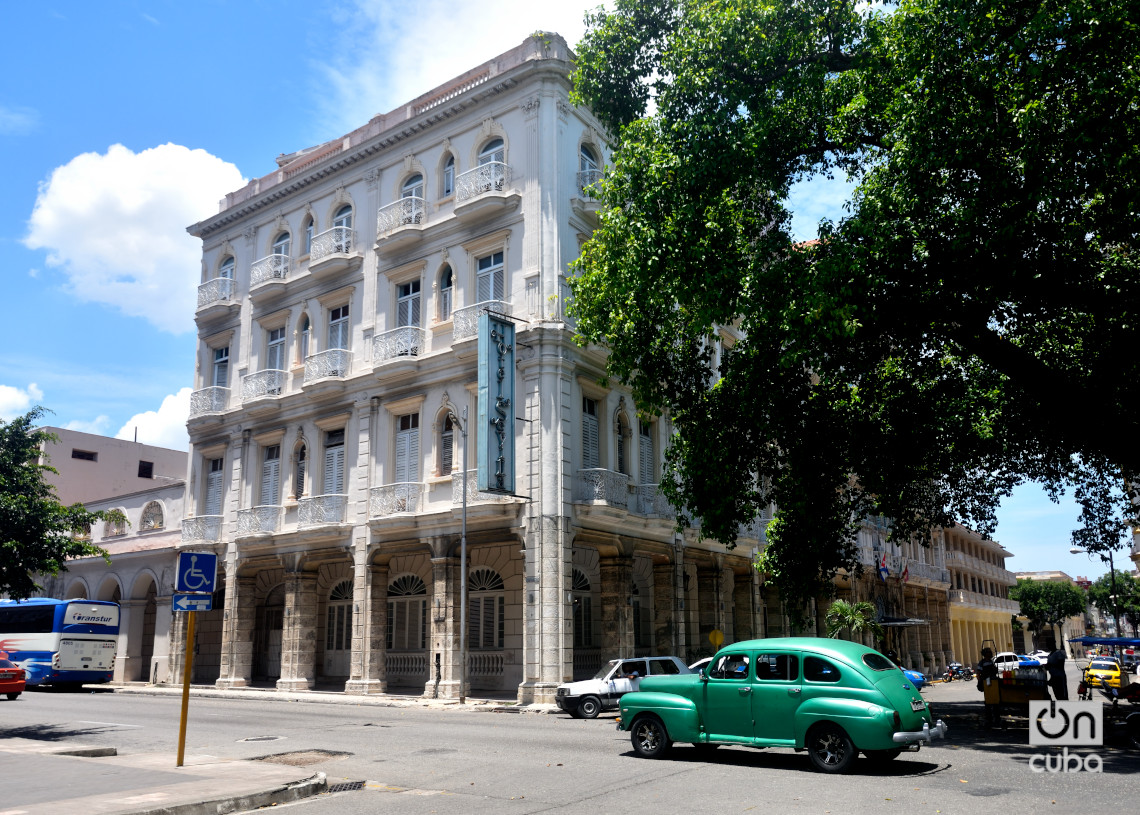 Hotel Sevilla, en la calle Trocadero, entre Zulueta y Paseo del Prado. Foto: Otmaro Rodríguez.