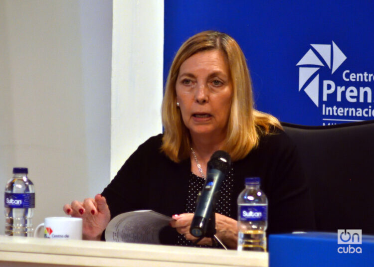 Josefina Vidal Ferreiro, viceministra de Relaciones Exteriores de Cuba. Foto: Otmaro Rodríguez / Archivo.