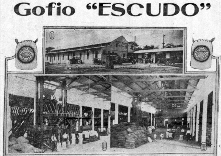 La marca de gofio Escudo durante décadas estuvo bien posicionada en el mercado cubano. Foto: Revista Islas Canarias.