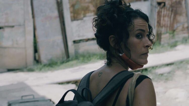 La actriz Lola Amores en "La mujer salvaje". Foto: Cubarte.