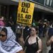 EEUU protesta pro Palestina