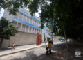 Edificio de Arte Cubano del Museo Nacional de Bellas Artes, con entrada por la calle Trocadero. Foto: Otmaro Rodríguez.