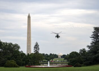 Ala Sur de la Casa Blanca en una vista de Washington. Foto: EFE/EPA/BONNIE CASH / POOL.