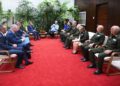 Díaz-Canel refirió que se trata de una visita “muy propicia". Foto: @PresidenciaCuba