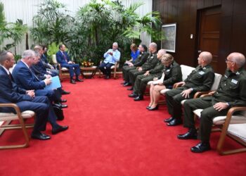 Díaz-Canel refirió que se trata de una visita “muy propicia". Foto: @PresidenciaCuba