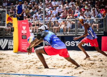 Díaz y Alayo en el Torneo Elite 16 de Gstaad. Foto: FIVB