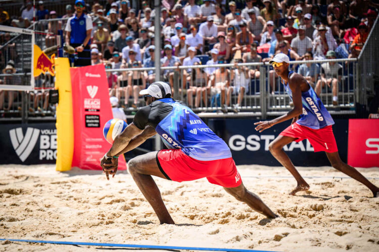 Díaz y Alayo en el Torneo Elite 16 de Gstaad. Foto: FIVB