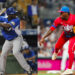 Ronnier Mustelier (izquierda) y Luis Miguel Romero (derecha), los dos cubanos que llegaron a Grandes Ligas sin salir al diamante.