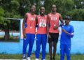 Odelín, al centro. Foto: Deporcuba.