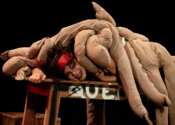 Obra de teatro "La salvación". Foto: Heydy Montes de Oca.