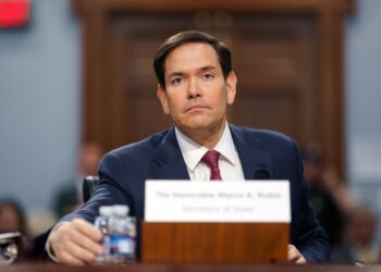 Marco Rubio durante una audiencia en Washington (EE.UU.). Foto:  Will Oliver/EFE.