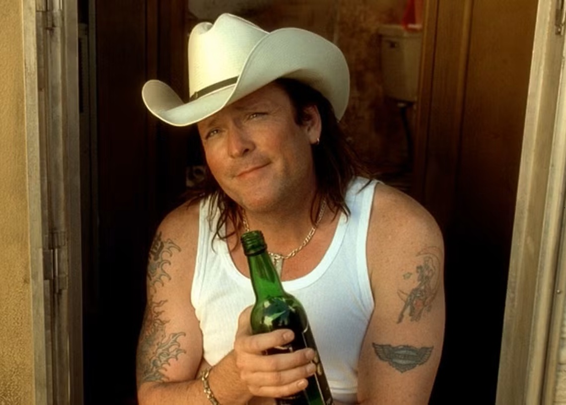 El actor estadounidense Michael Madsen en un fotograma de la película "Kill Bill", del director Quentin Tarantino.