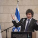El presidente argentino, Javier Milei, hablando en la Universidad Hebrea de Jerusalén. Foto: EFE/ Magda Gibelli ARCHIVO.