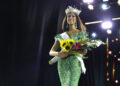 Lina Luaces, coronada como Miss Universe Cuba 2025, en una gala celebrada en el Milander Park de Hialeah, Miami, el 8 de julio de 2025. Foto: Marlon Pacheco / EFE.