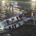 Labores de búsqueda y rescate en la bahía de Halong, en el norte de Vietnam, tras el naufragio de un barco turístico que dejó cerca de 40 muertos, el 19 de julio de 2025. Foto: VIETNAM NEWS AGENCY / EFE / EPA.