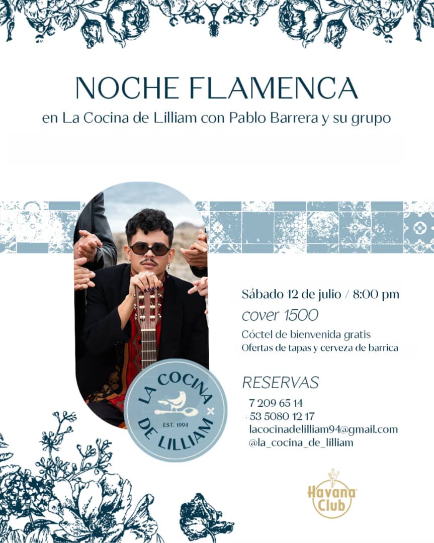 noche flamenca la cocina de lilliam
