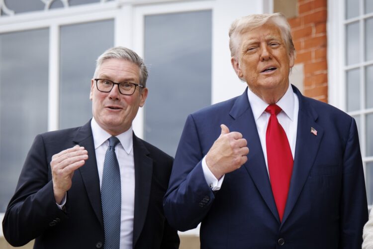 Starmer y Trump este lunes, en Escocia. Foto: TOLGA AKMEN / POOL/EFE/EPA.