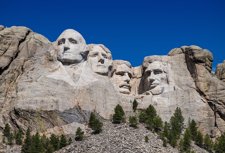 Monte Rushmore, en Dakota del Sur. Foto: Wikipedia.
