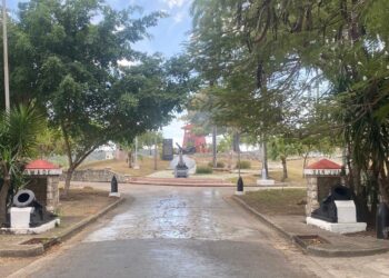 Entrada del parque de San Juan, ubicado al este de Santiago. Foto: Igor Guilarte.