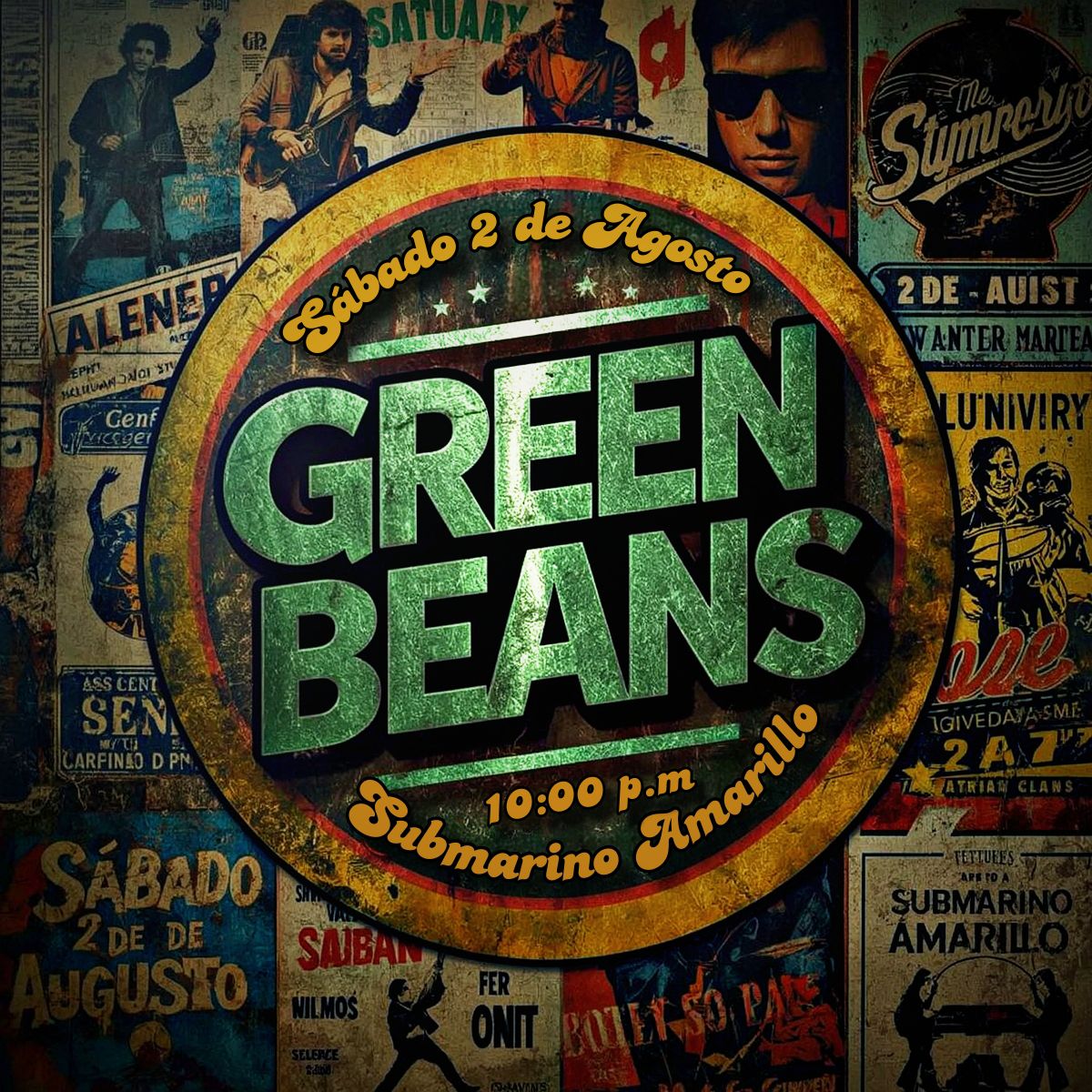 submarino amarillo green beans