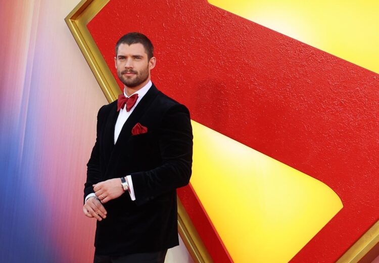 El actor David Corenswet en un evento por "Superman" en la Leicester Square, Londres, el 2 de julio de 2025. Foto: EFE/EPA/ANDY RAIN.