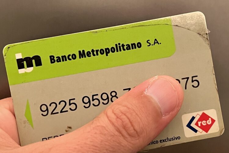 Tarjeta en MLC del Banco Metropolitano de La Habana. Foto: havanaship.net / Archivo.
