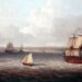 La poderosa Royal Navy acercándose a La Habana el 6 de junio de 1762. Autor: Dominic Serres.