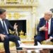 Mark Rutte y Donald Trump este 14 de julio. Foto: YURI GRIPAS / POOL/EFE/EPA