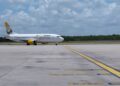 Vuelo inaugural de la aerolínea venezolana Turpial Airlines a Varadero. Foto: Prensa Latina.