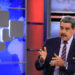 Maduro en un programa de TeleSUR, este jueves, en Caracas. Foto:  Palacio Miraflores/EFE.