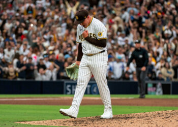 Adrián Morejón ha sido un brazo muy importante en el bullpen de los Padres en 2025. Foto: Armond Feffer/San Diego Padres.
