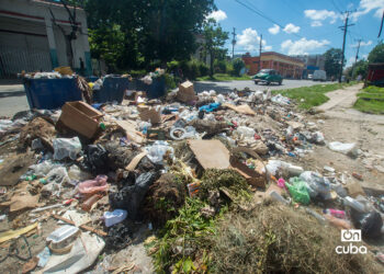 Acumulación de basura en La Habana. Foto: Otmaro Rodríguez.