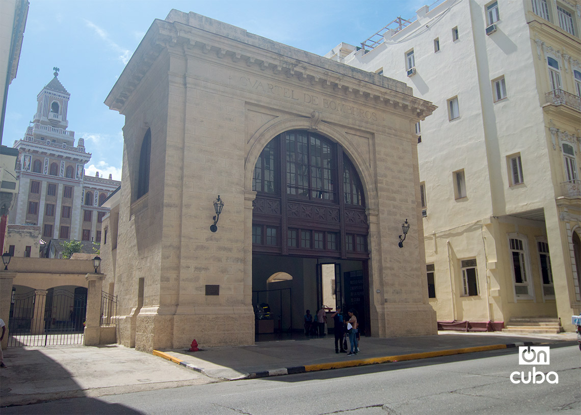 Antiguo Cuartel de Bomberos Charles Magoon, en la calle Zulueta, No.257, en La Habana, devenido hoy en Museo Nacional del Cuerpo de Bomberos de Cuba. Foto: Otmaro Rodríguez.