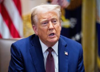 Donald Trump en una reunión de gabinete en la Casa Blanca el 26 de agosto de 2025. Foto: EFE/EPA/AARON SCHWARTZ / POOL.