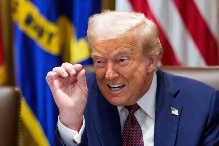 El presidente Donald Trump durante una reunión este 26 de agosto en la Casa Blanca. Foto: EFE/EPA/AARON SCHWARTZ / POOL
