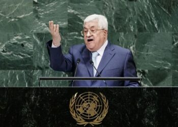 Fotografía de archivo del presidente de la Autoridad Palestina, Mahmud Abás, durante un discurso ante la la Asamblea General de la ONU. Foto: Justin Lane/ EFE / Archivo.