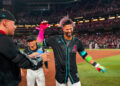 Lourdes Gurriel Jr. le dio la victoria a Arizona contra Colorado. Foto: Arizona Diamondbacks/MLB.