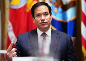 El secretario de Estado de EEUU, Marco Rubio, en la Casa Blanca. Foto: EFE.