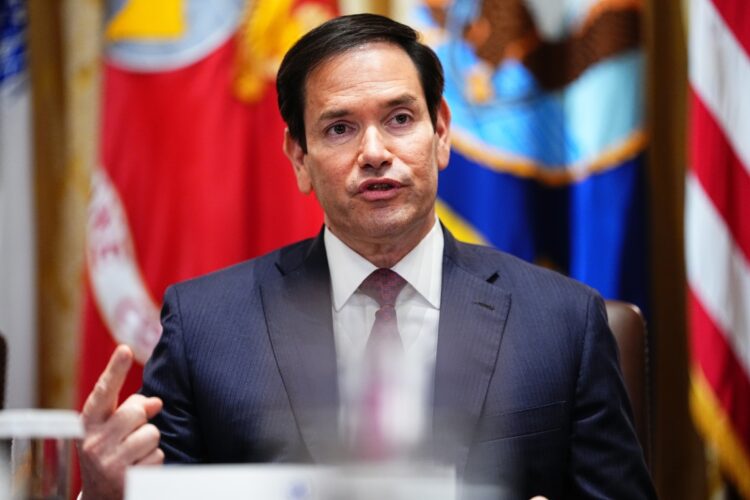 El secretario de Estado de EEUU, Marco Rubio, en la Casa Blanca. Foto: EFE.