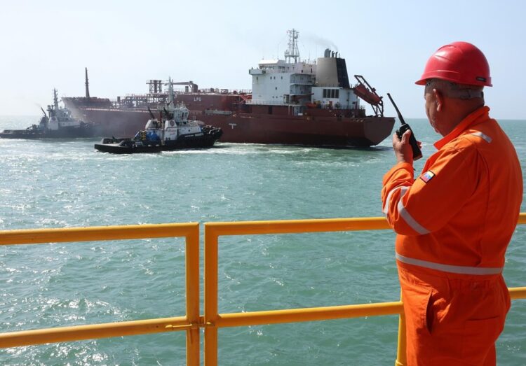 PSVSA exportó un promedio de 727 000 barriles por día (bpd) de crudo y productos refinados.