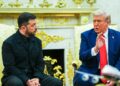 Trump y Zelenski en la Casa Blanca el 18 de agosto de 2025. Foto:  EFE/EPA.