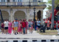 Turistas en La Habana el pasado mes de julio de 2025. Foto. Otmaro Rodríguez.