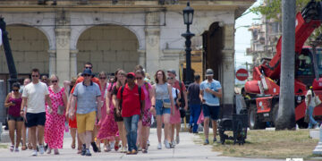 Turistas en La Habana el pasado mes de julio de 2025. Foto. Otmaro Rodríguez.