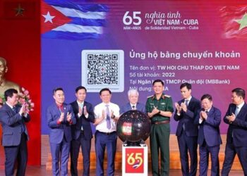 Campaña de apoyo a Cuba en Vietnam alcanza meta en apenas 30 horas. Foto: Facebook/Embajada de Cuba en Vietnam.